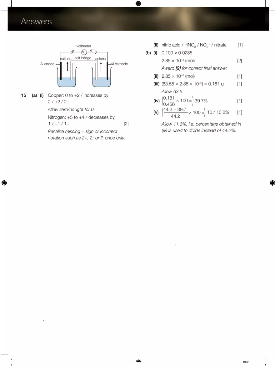 Chemistry Answers Chapter 9 - Page 6