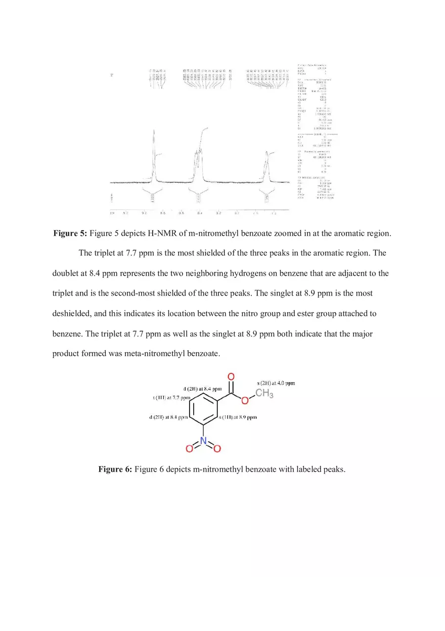 Nitration of Methyl Benzoate Lab - Page 7