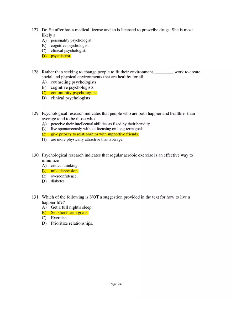 Psychology Module 1 Part 3 - Page 7