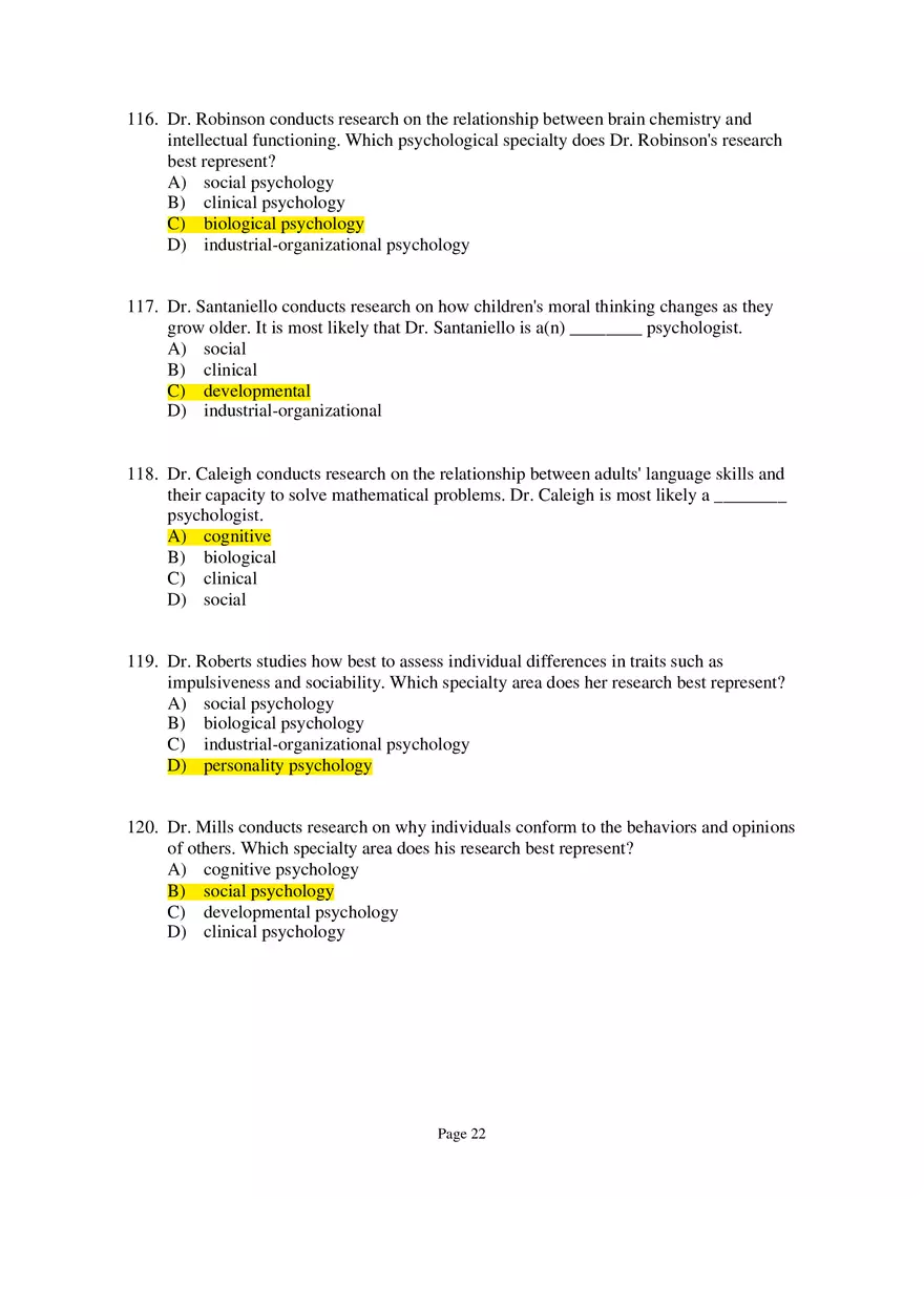 Psychology Module 1 Part 3 - Page 5