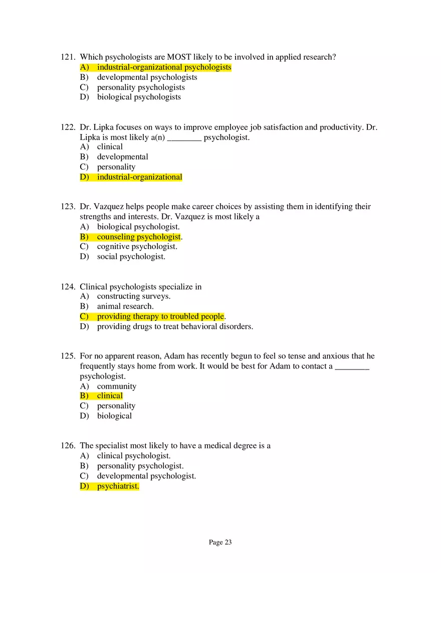 Psychology Module 1 Part 3 - Page 6