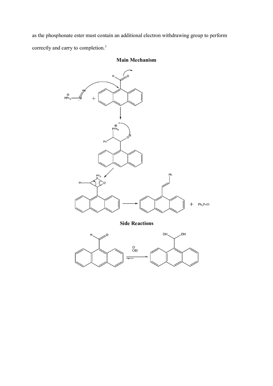 Wittig Reaction – Synthesis of trans-9-(2-phenylethenyl) - Page 2