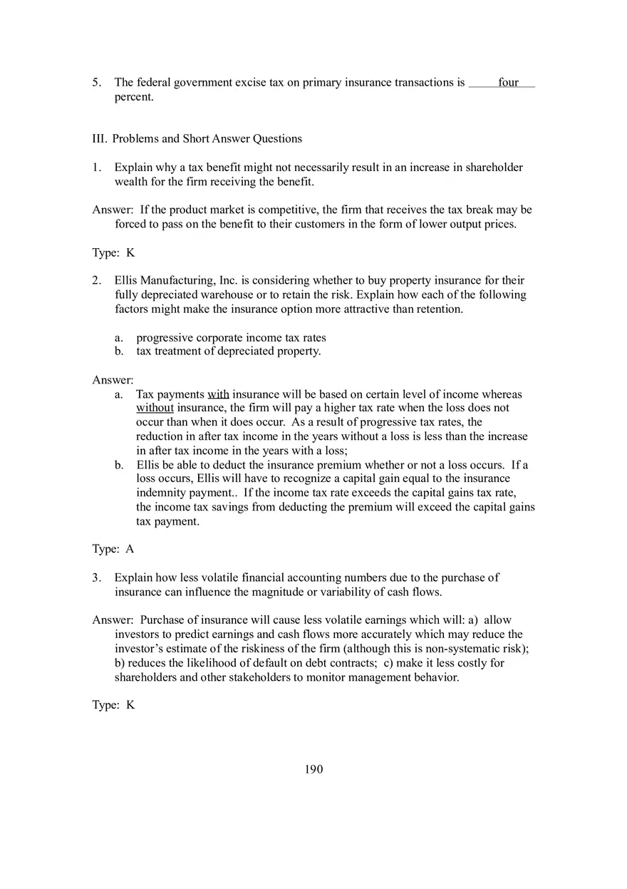 Chapter 21 Tax, Regulatory, and Accounting Factors Affecting Corporate Risk Management - Page 5