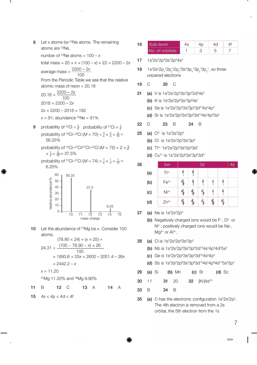 Chemistry Answers Chapter 2 - Page 2