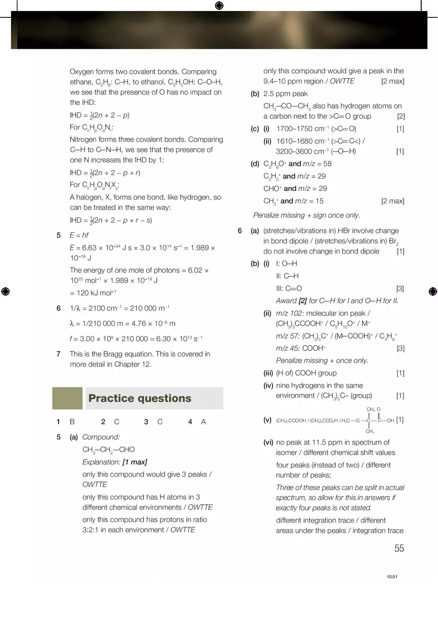 Chemistry Answers Chapter 11 - Page 4