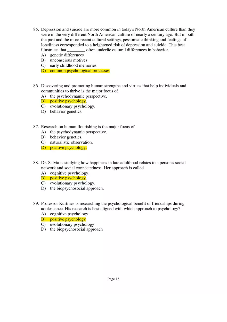 Psychology Module 1 Part 2 - Page 8