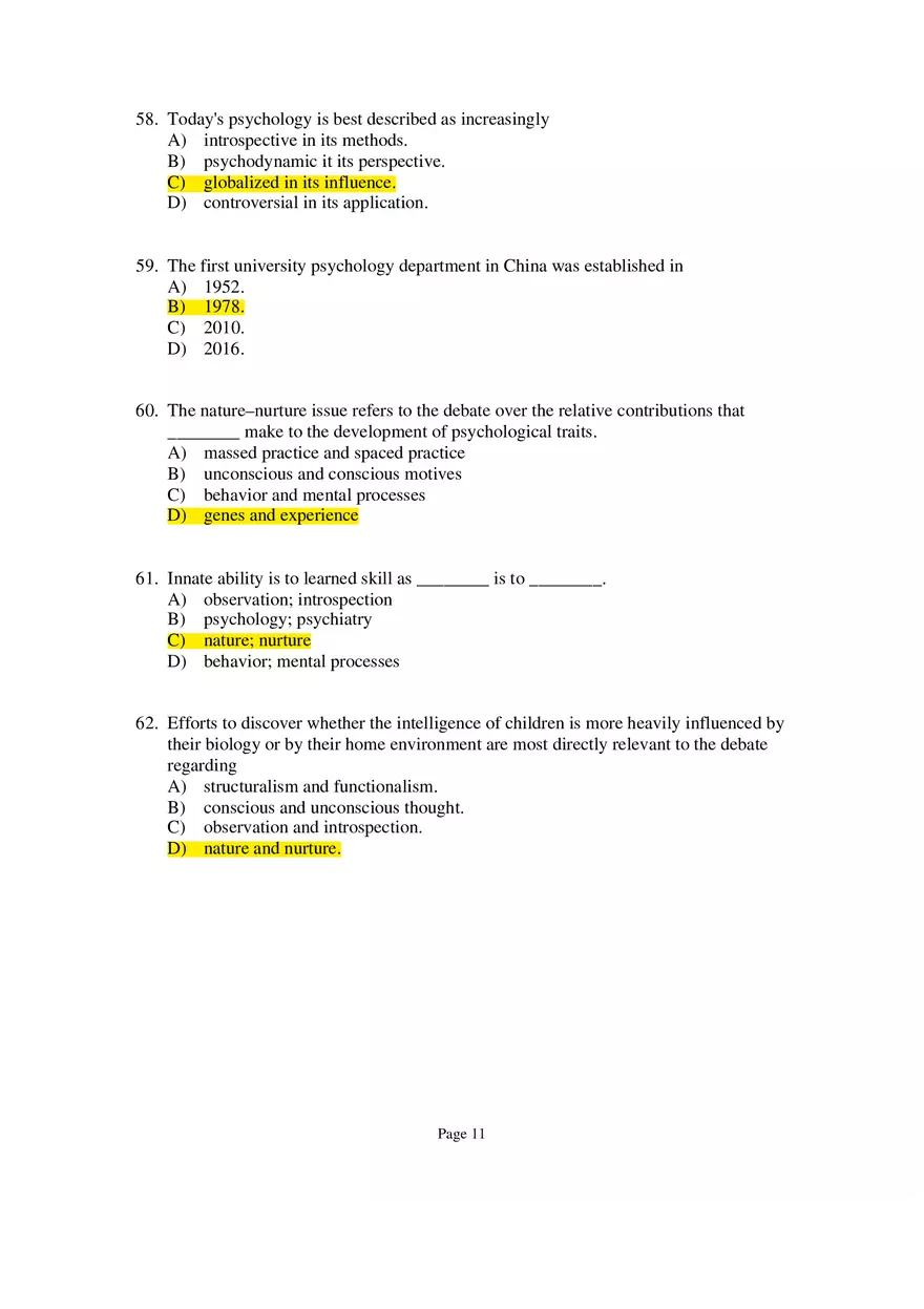Psychology Module 1 Part 2 - Page 3