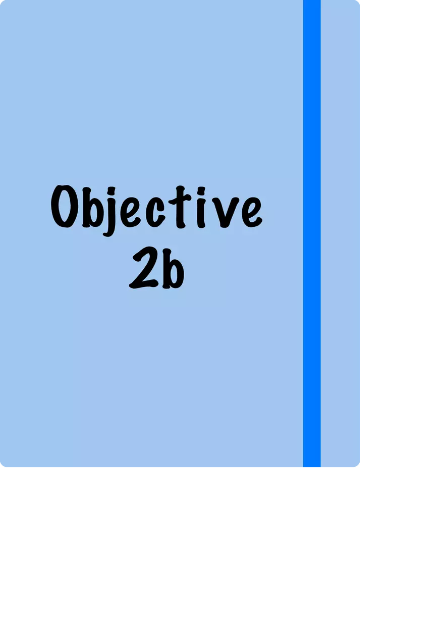 Chemistry Objective 2b Answers - Page 1