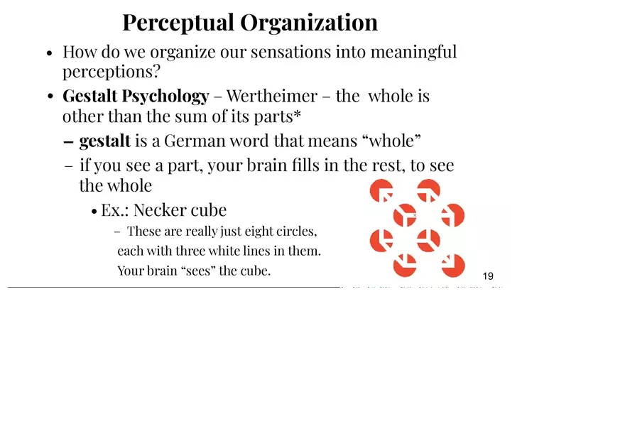 Unit 3 Principles of Sensation - Page 9