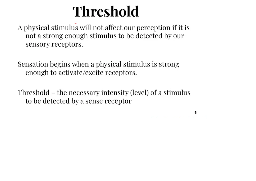 Unit 3 Principles of Sensation - Page 17