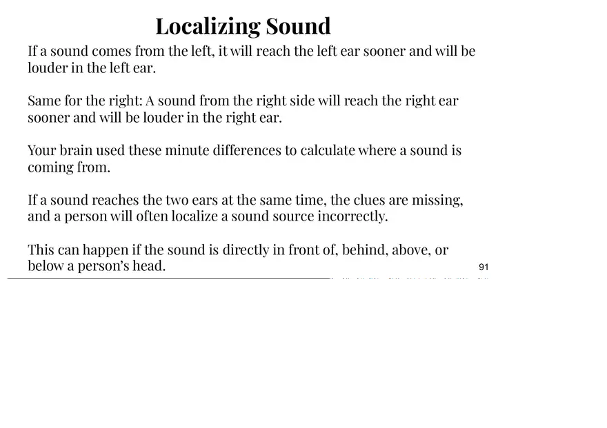 Unit 3 The Ear-Auditory - Page 8