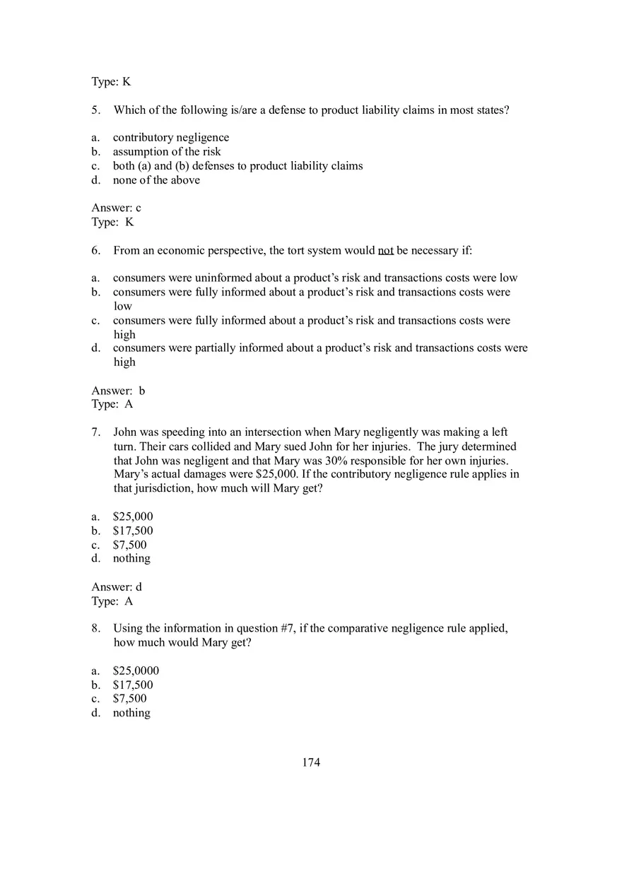 Chapter 12 Legal Liability for Injuries - Page 2