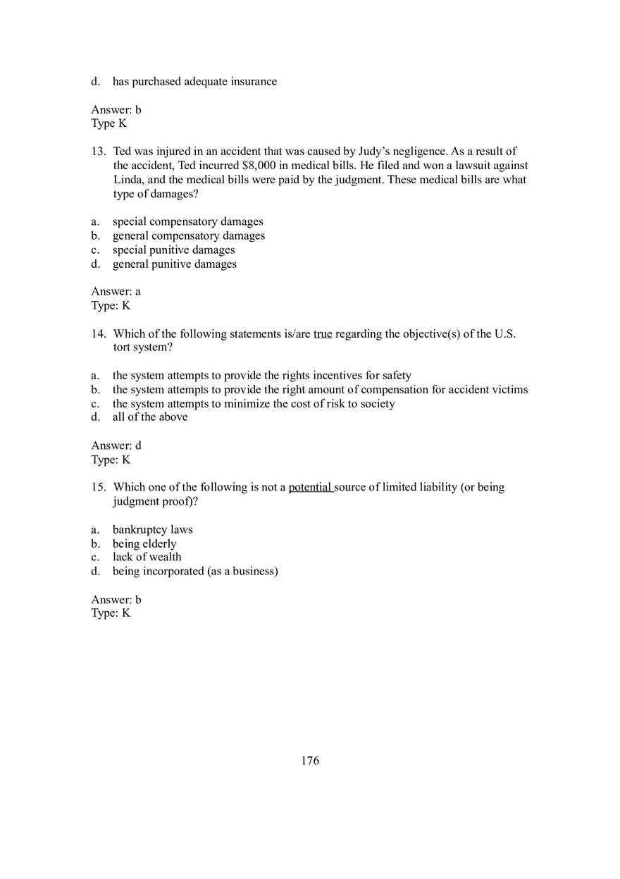 Chapter 12 Legal Liability for Injuries - Page 4