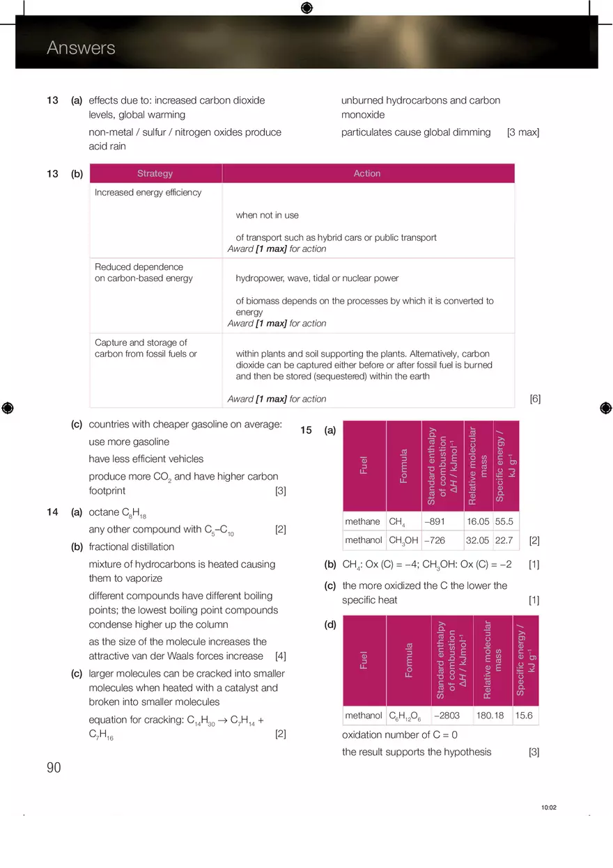 Chemistry Answers Chapter 14 - Page 7