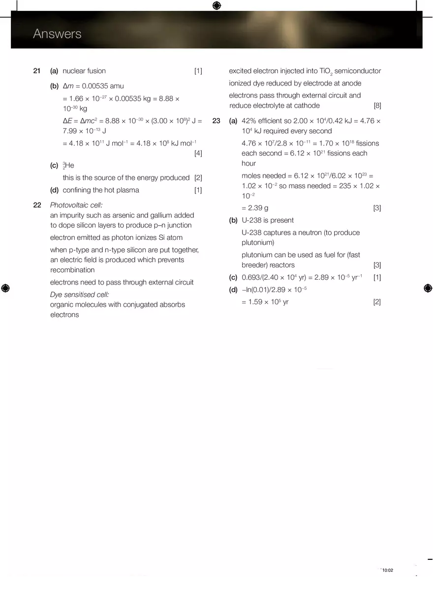 Chemistry Answers Chapter 14 - Page 9