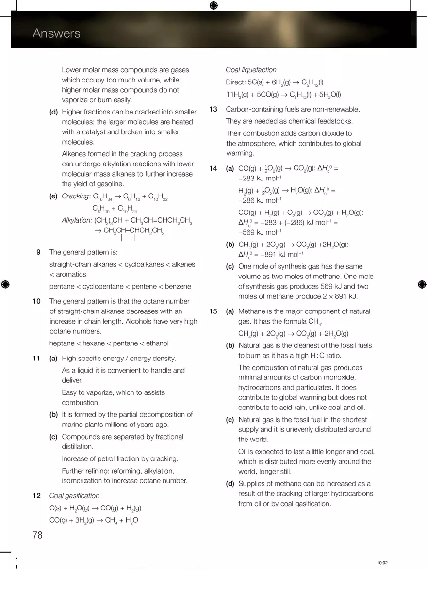 Chemistry Answers Chapter 14 - Page 10
