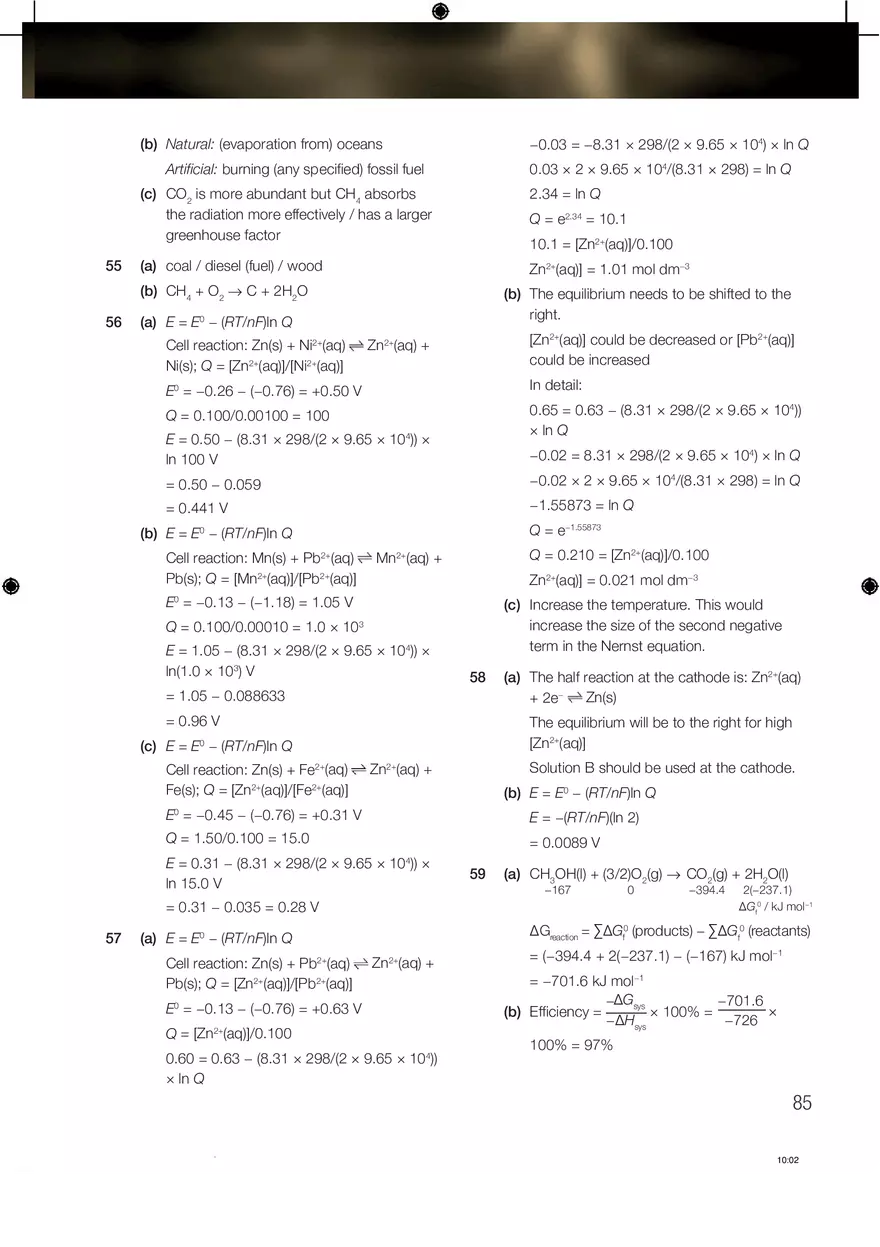 Chemistry Answers Chapter 14 - Page 17