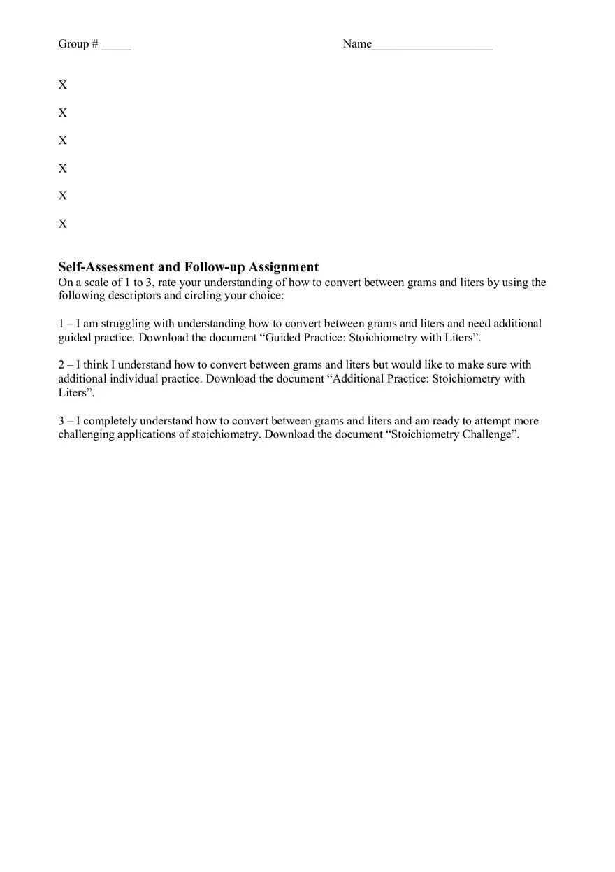 Stoichiometry Air Bag Lab - Page 4