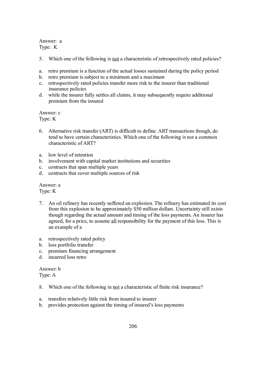 Chapter 25 Alternative Risk Transfer - Page 2