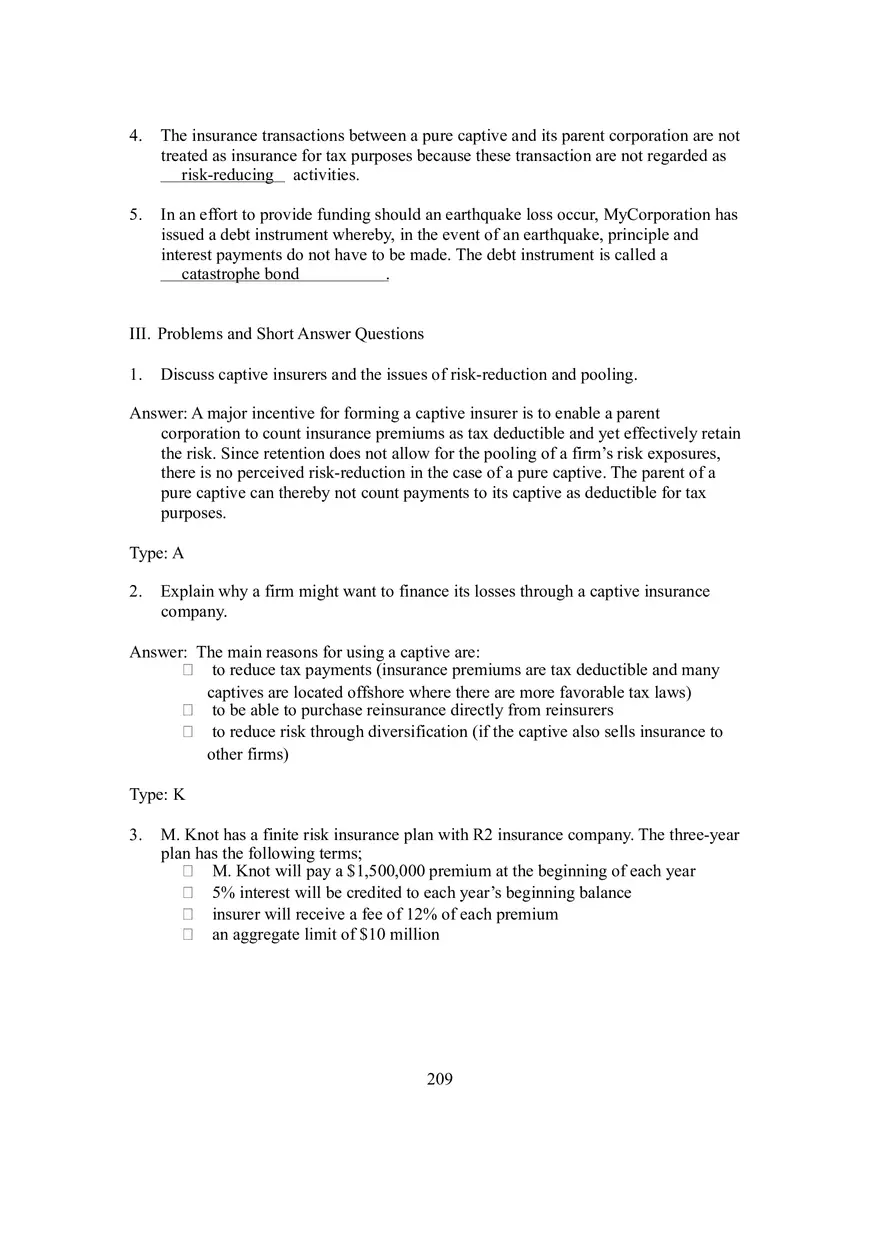 Chapter 25 Alternative Risk Transfer - Page 5