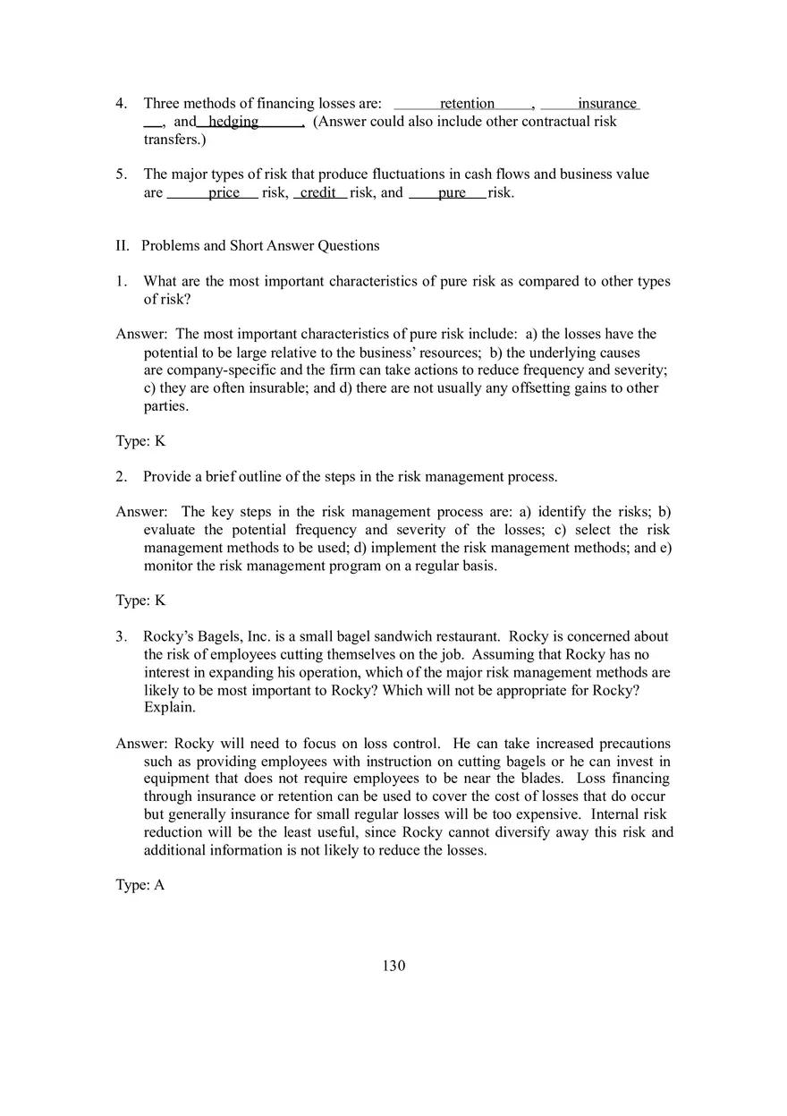 Chapter 1 Risk and Its Management - Page 5