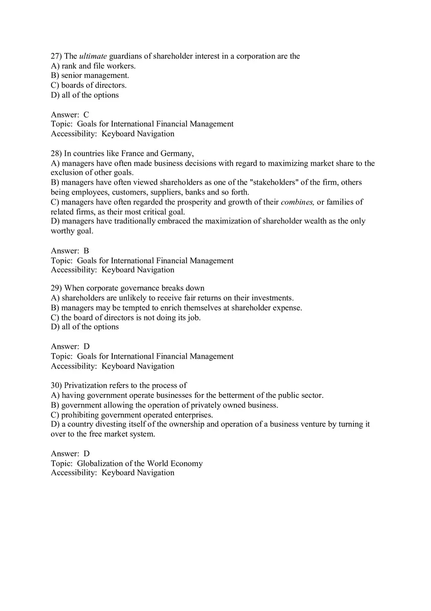 Chapter 1 Globalization and the Multinational Firm Answers 1 - Page 8