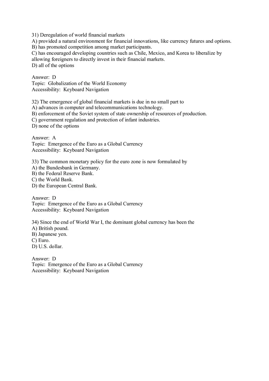 Chapter 1 Globalization and the Multinational Firm Answers 1 - Page 9