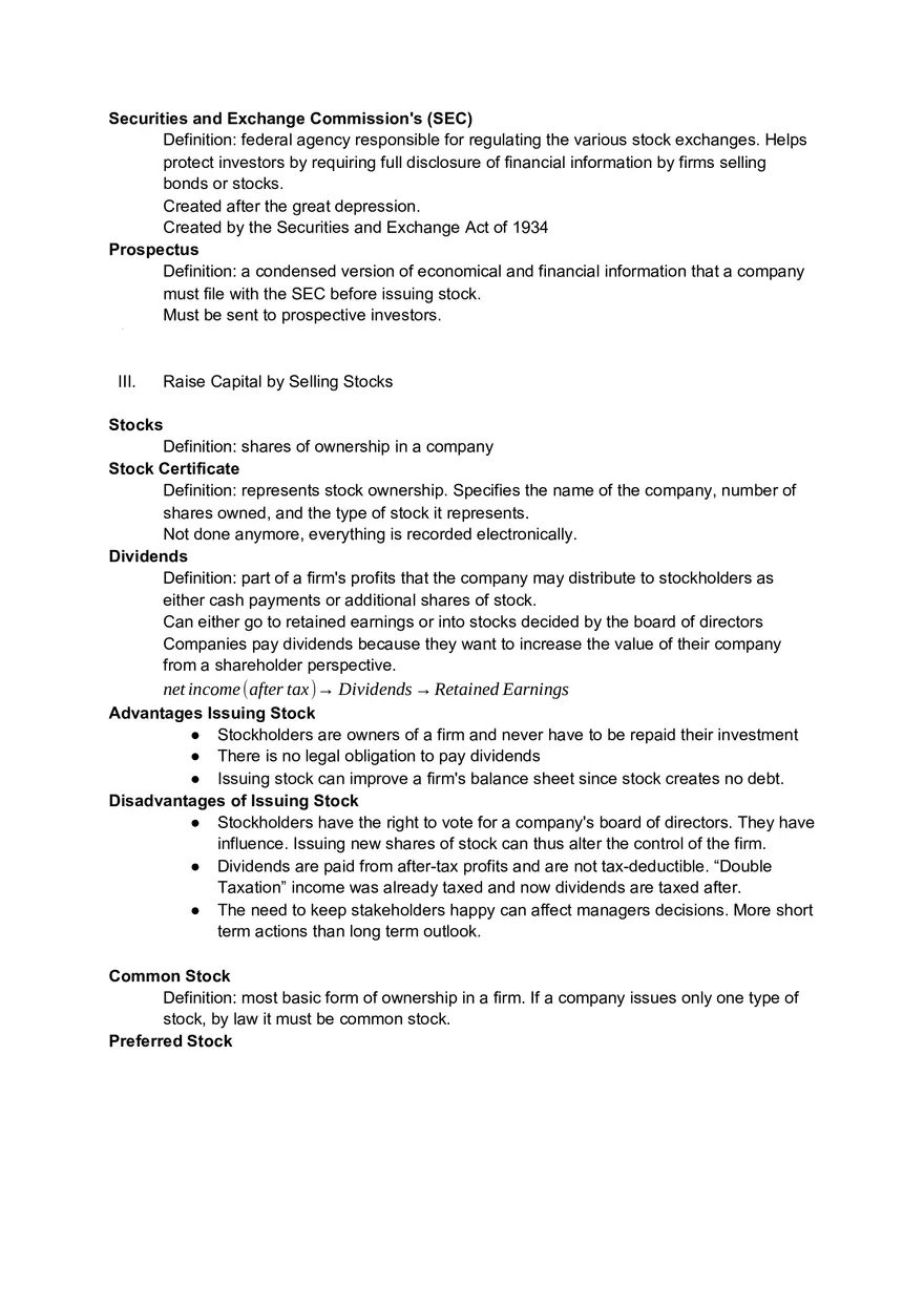 Chapter 19 Securities Markets - Page 2
