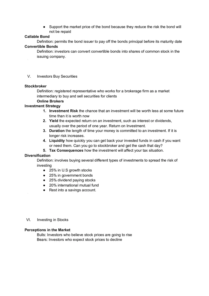 Chapter 19 Securities Markets - Page 4