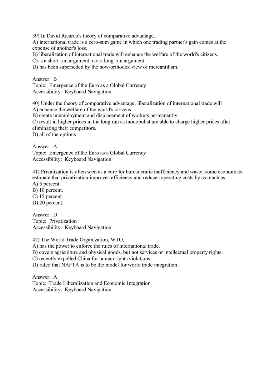 Chapter 1 Globalization and the Multinational Firm Answers 2 - Page 2