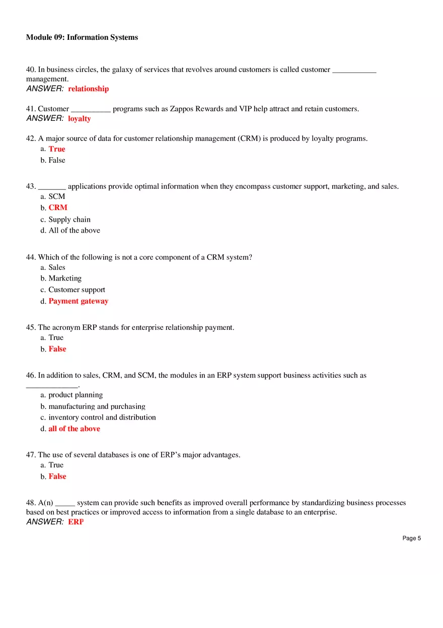 Module 09 Information Systems - Page 8