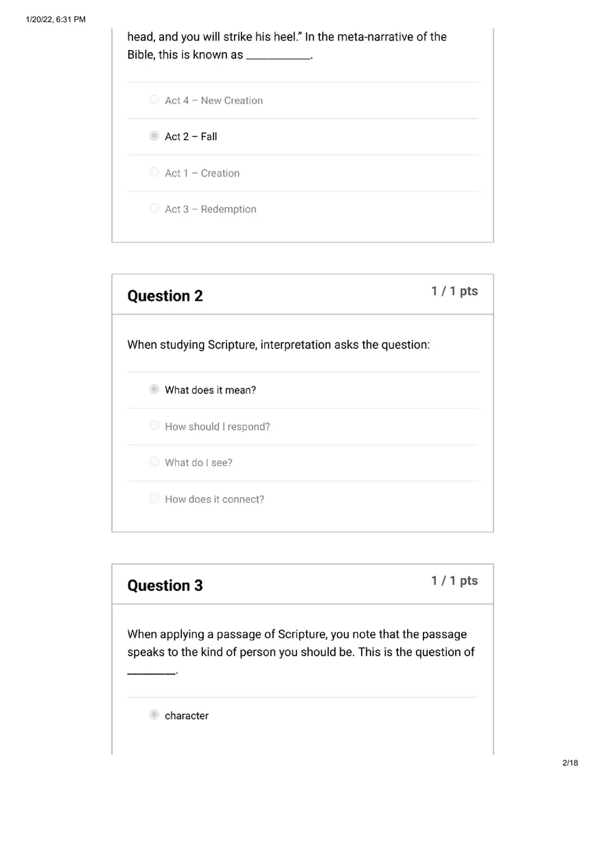 Test Survey of Old and New Testament - Page 2