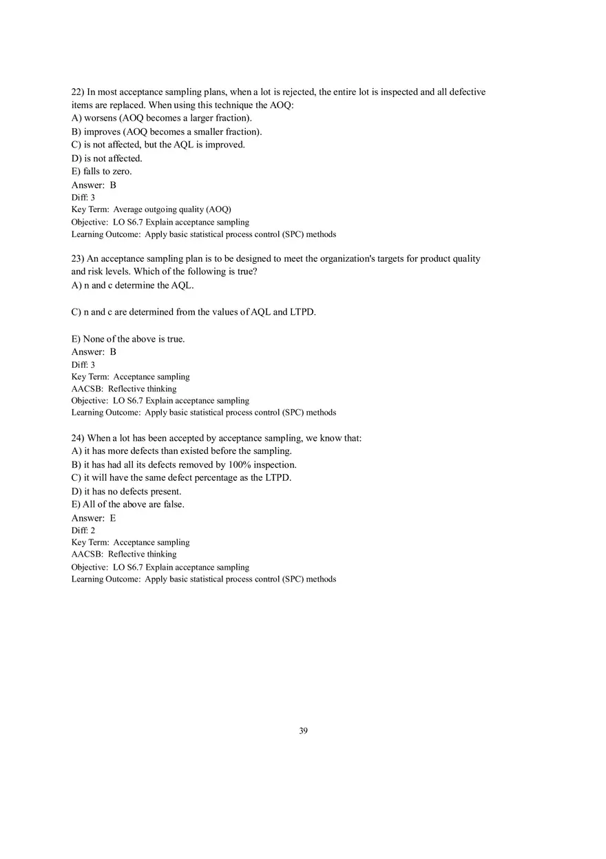 Section 3  Acceptance Sampling - Page 7