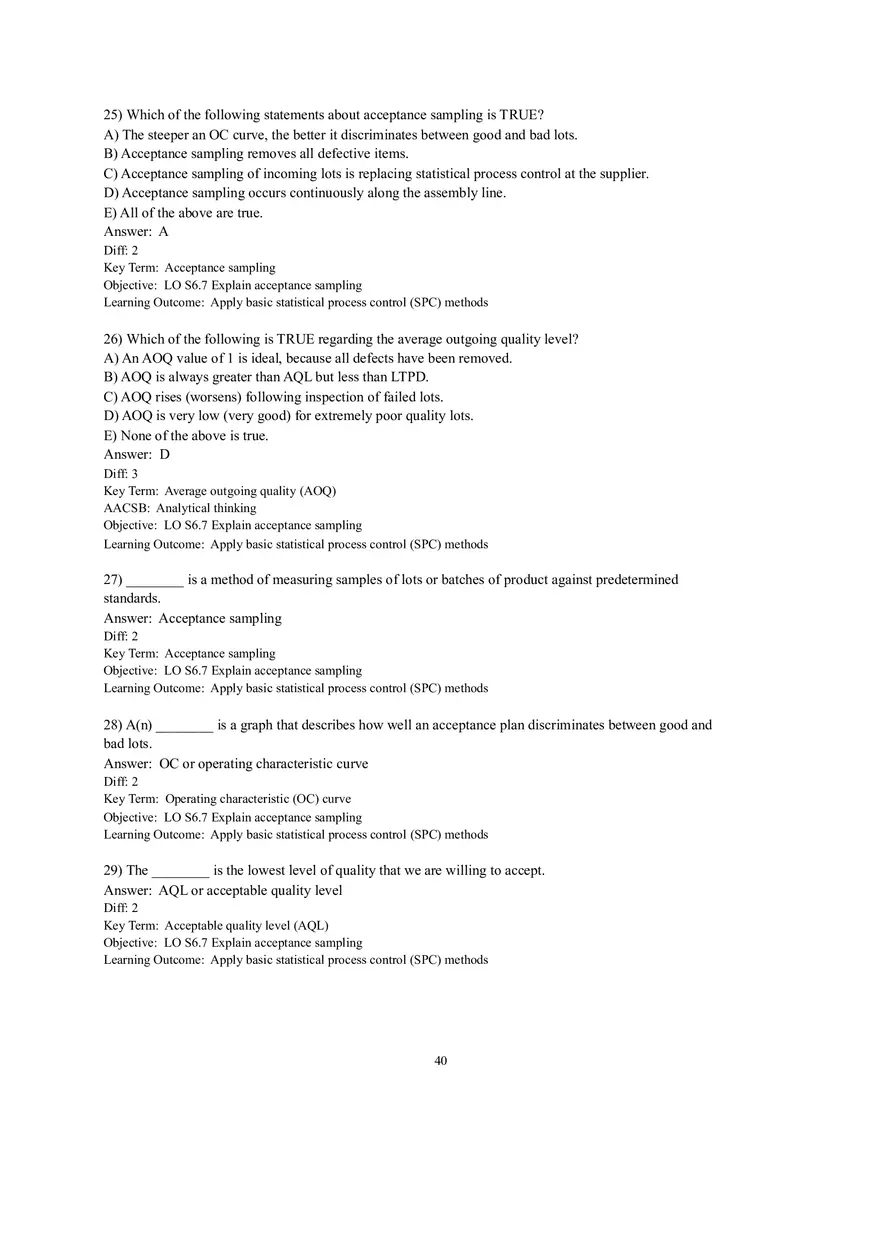 Section 3  Acceptance Sampling - Page 8