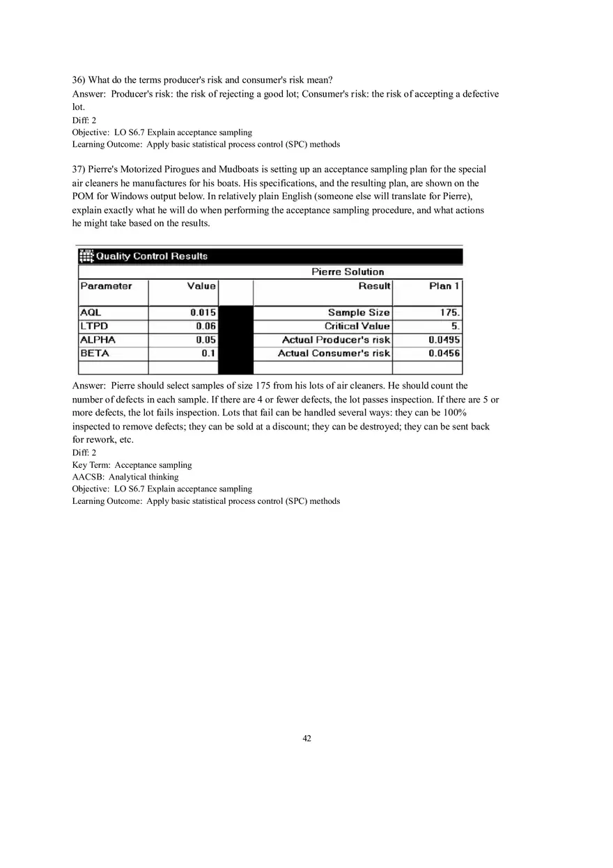 Section 3  Acceptance Sampling - Page 10