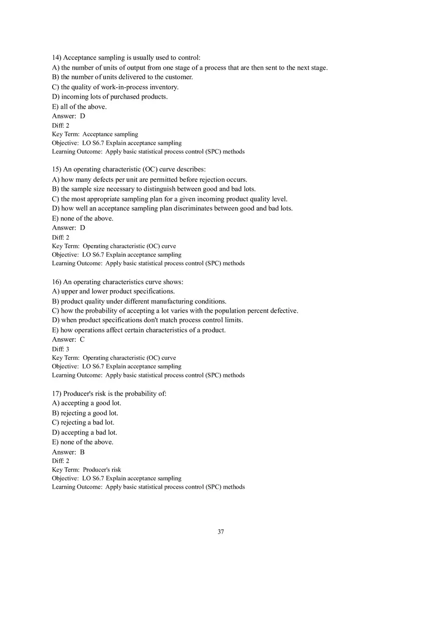 Section 3  Acceptance Sampling - Page 5