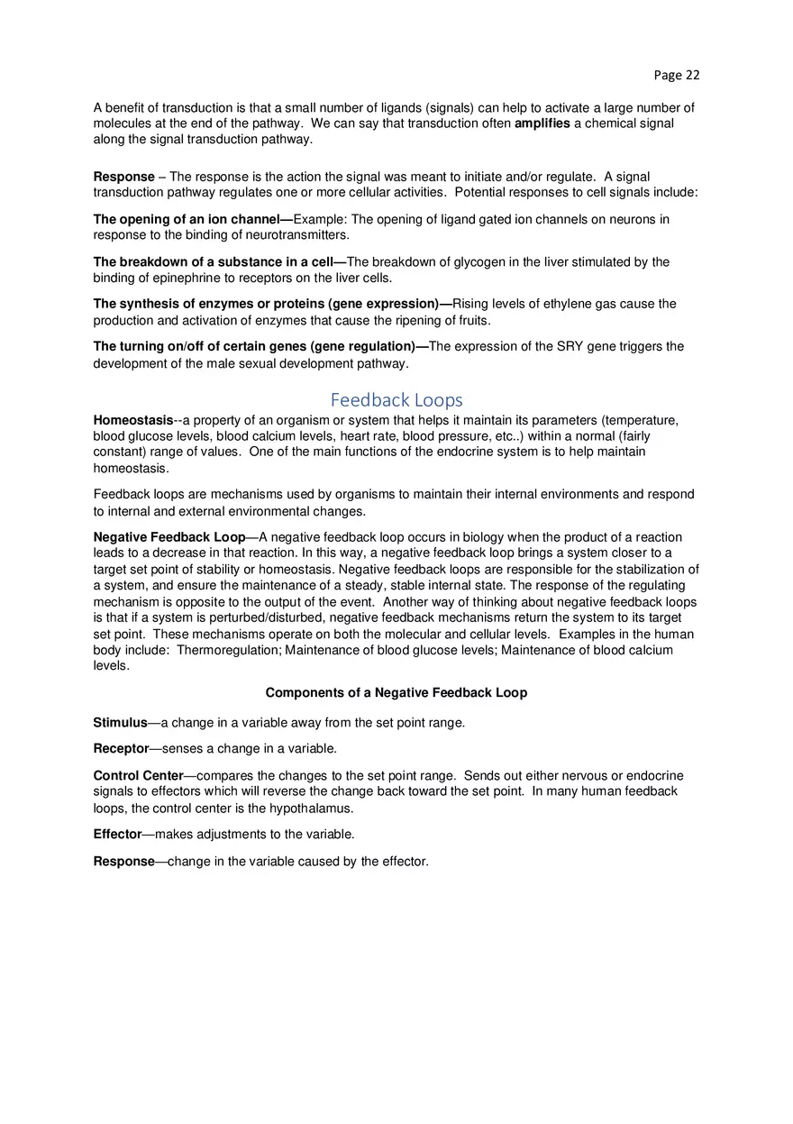 Biology Cheat Sheet - Page 15