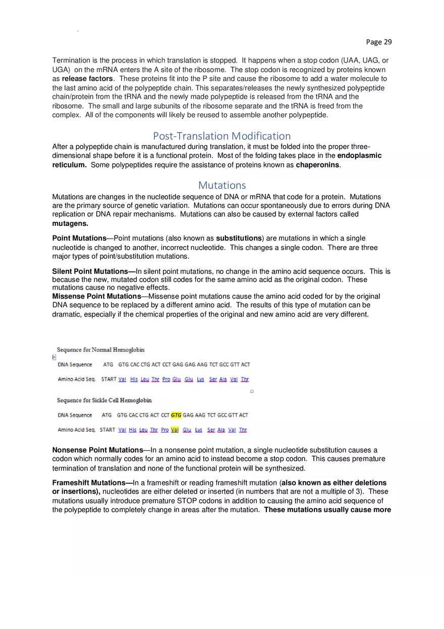 Biology Cheat Sheet - Page 22