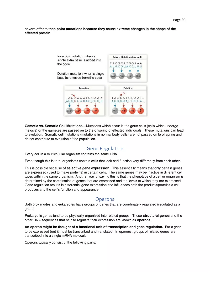 Biology Cheat Sheet - Page 23