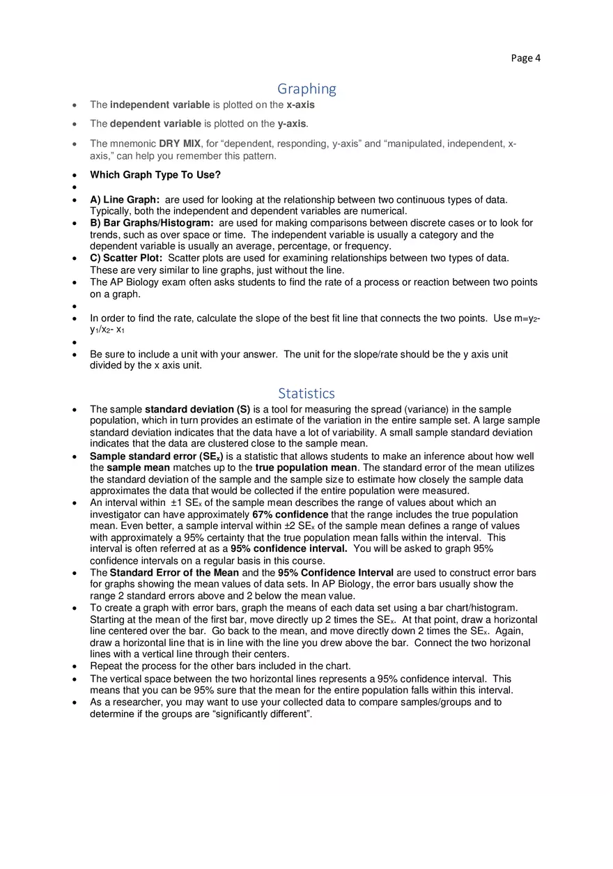 Biology Cheat Sheet - Page 24