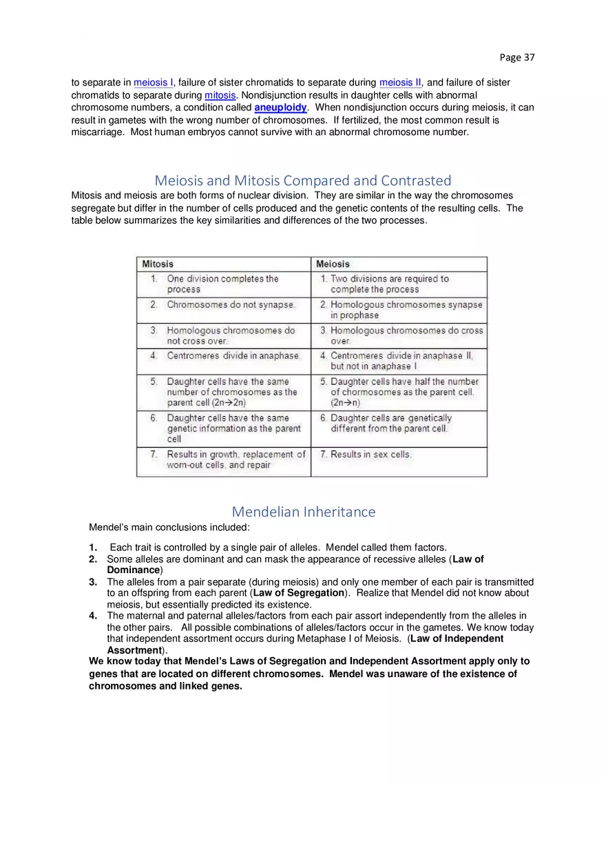 Biology Cheat Sheet - Page 31