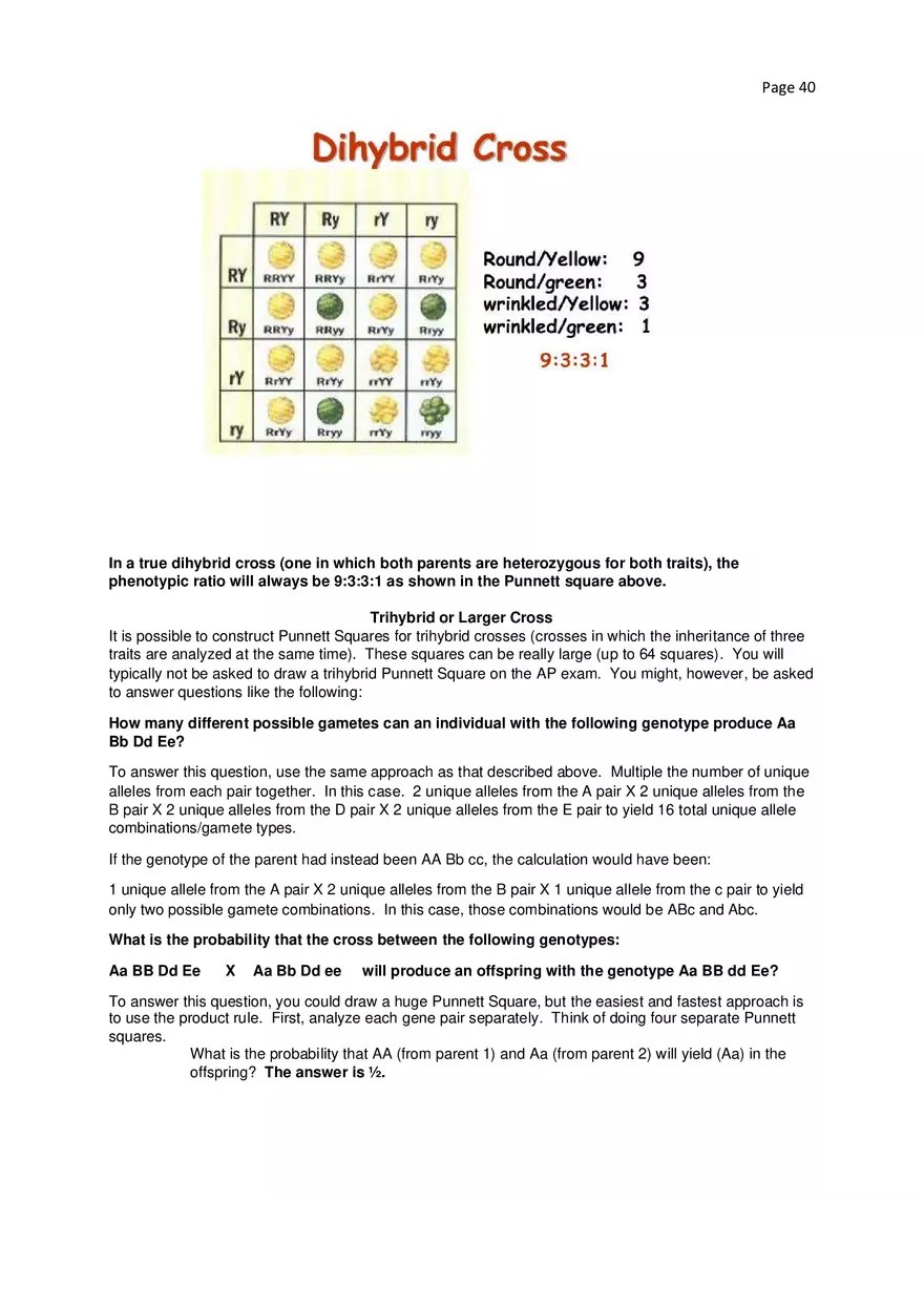 Biology Cheat Sheet - Page 34
