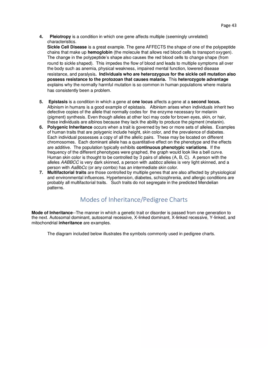 Biology Cheat Sheet - Page 38