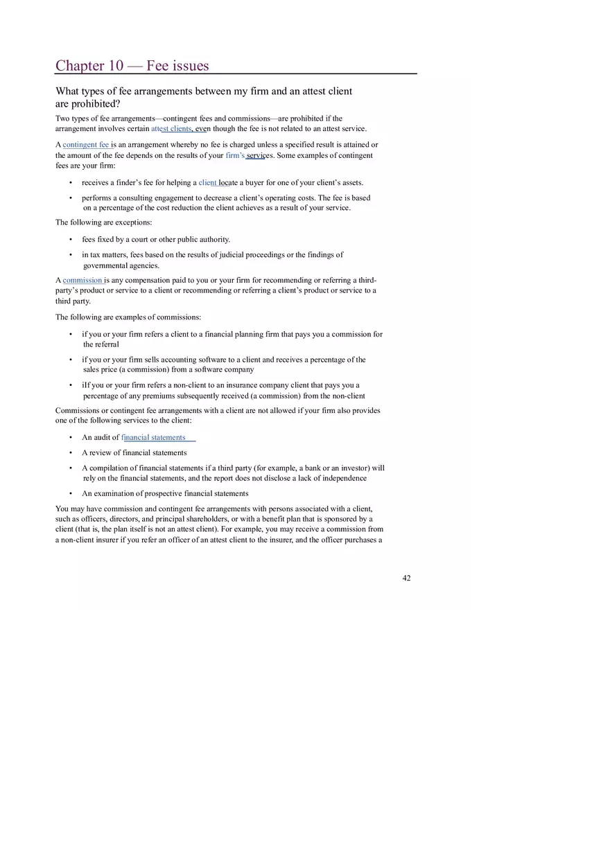 Chapter 10 Fee Issues - Page 1