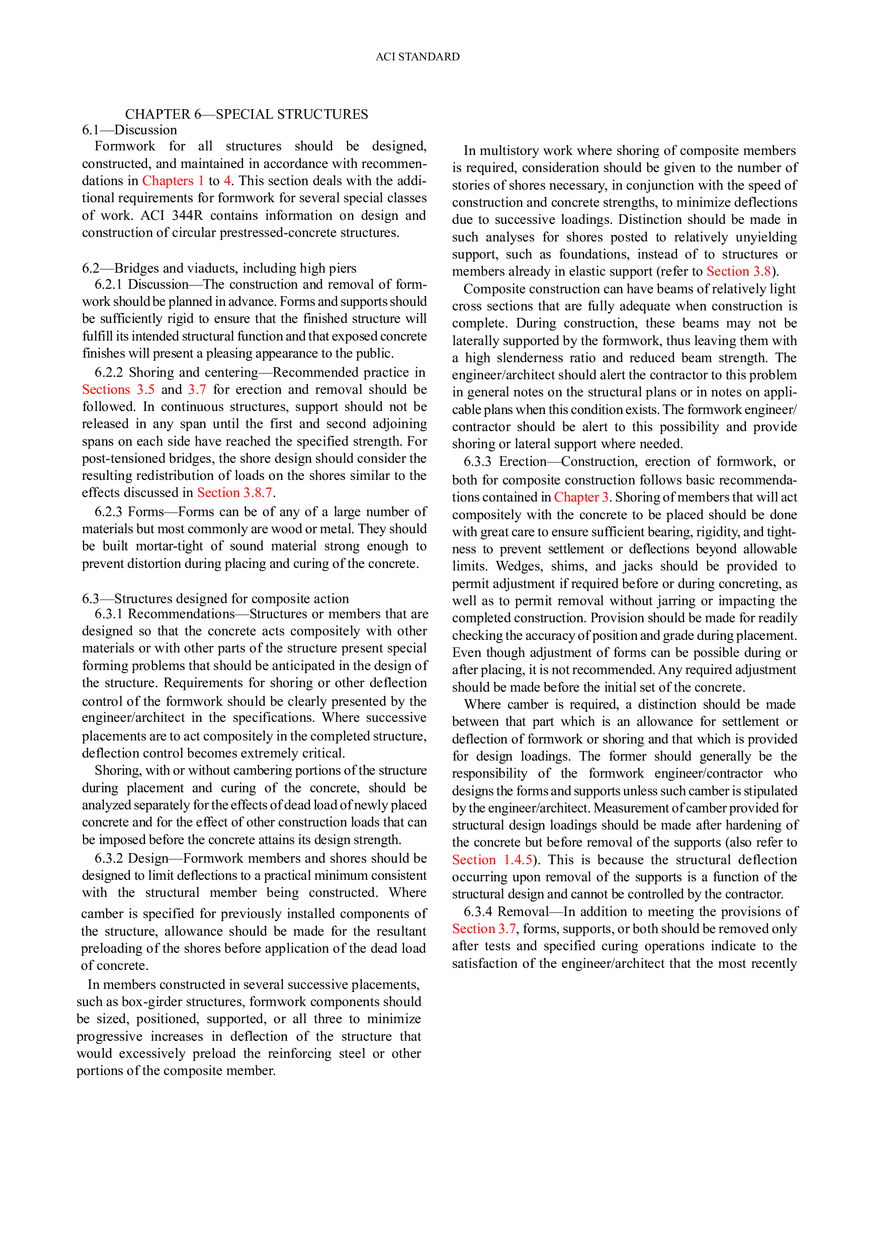 Guide to Formwork for Concrete Chapter 6 - Page 1