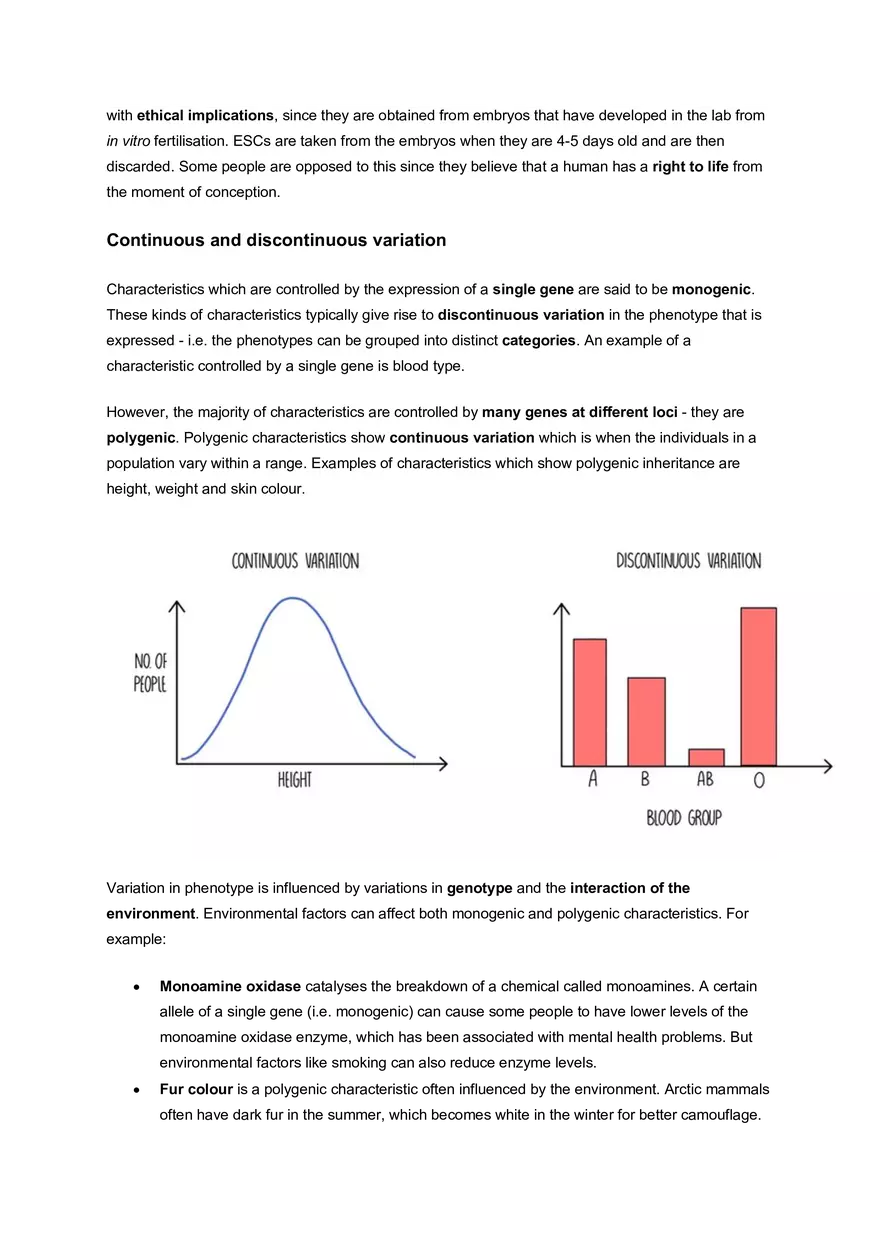Topic 3: Cell Differentiation and Variation - Page 5