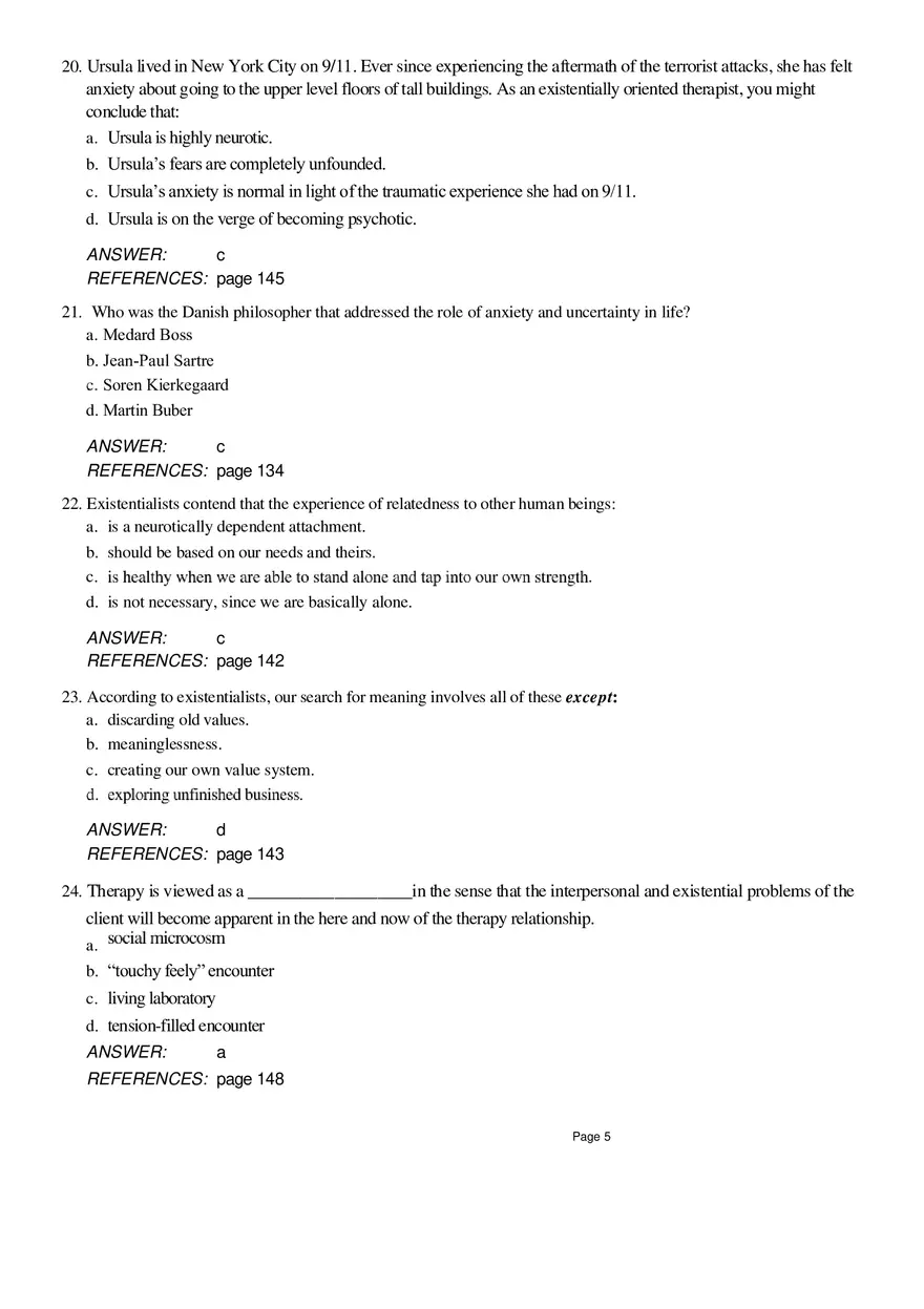 Existential Therapy Questions - Page 8