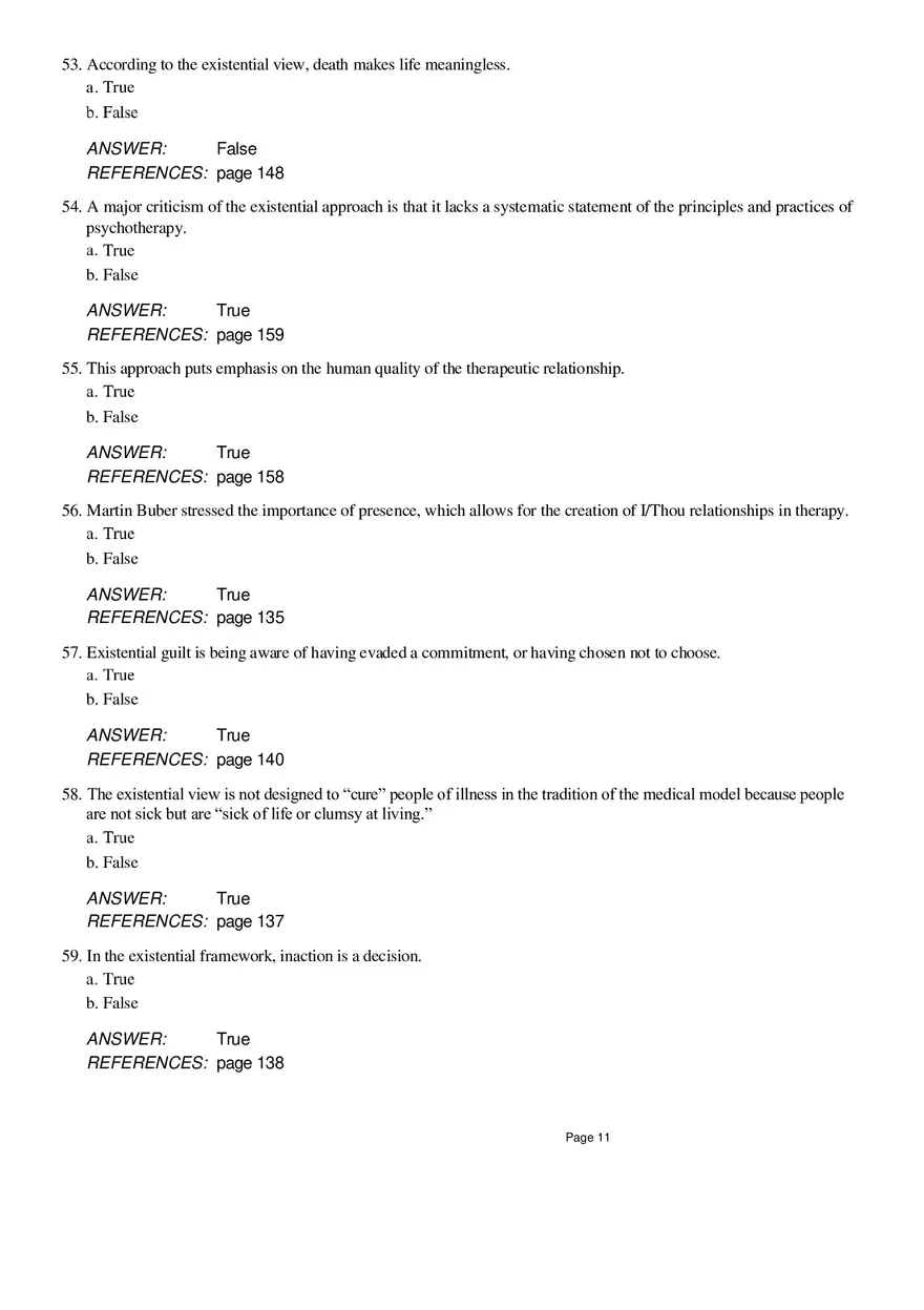 Existential Therapy Questions - Page 3