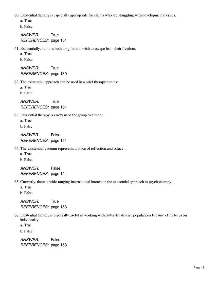 Existential Therapy Questions - Page 4
