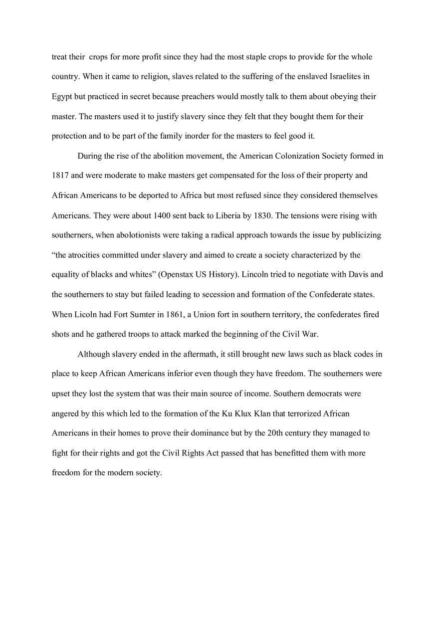 Slavery in U.S. History - Page 3